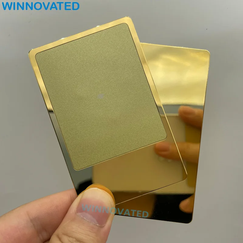 

Custom Metal NFC Gold Plated VIP Loyalty RFID Membership Card With Free Number