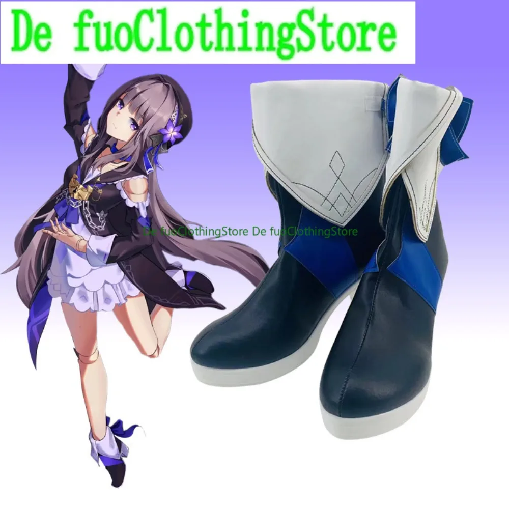 

DefuoClothing Honkai Star Rail Herta Cosplay Shoes Anime Game Role-playing Shoes And Boots Halloween Party
