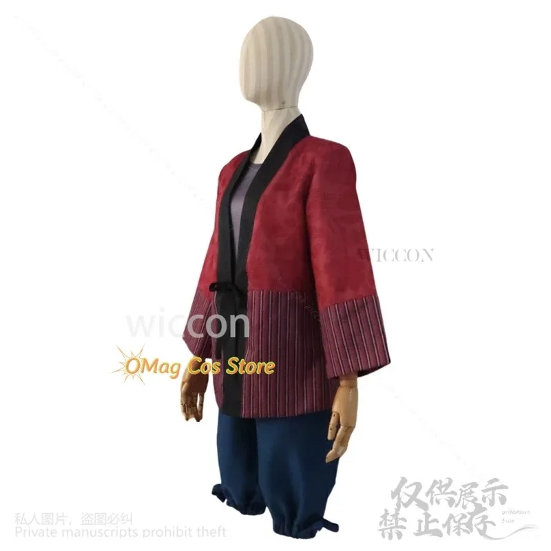 توربو الجدة أنيمي Dandadan تأثيري ثوب الكيمونو الياباني موحدة زي شعر مستعار كوس ثلاثية الأبعاد الطباعة قاعدة قناع لعب الأدوار حفلة الهالوين