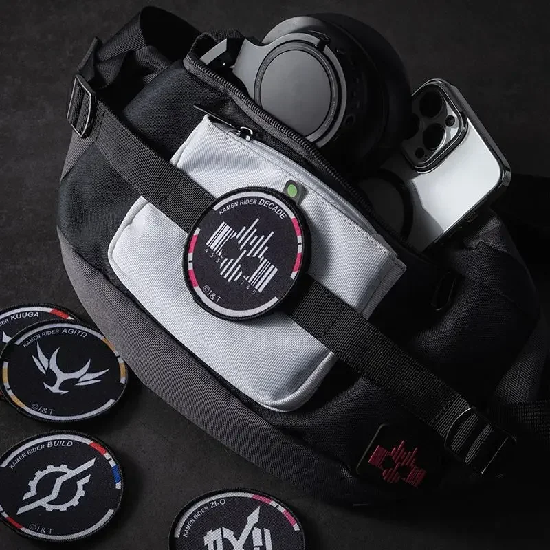 40x17cm Genuine Kamen Rider Decade Crossbody Bag with Extreme Fox Emperor Riding Impression Single Shoulder Waist Bags