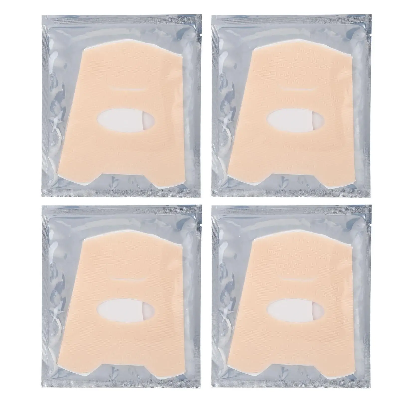 

4Pcs Reusable for outdoor Gel Masks Half Cover Cold Compress Hydrogel Skin UV for Travel
