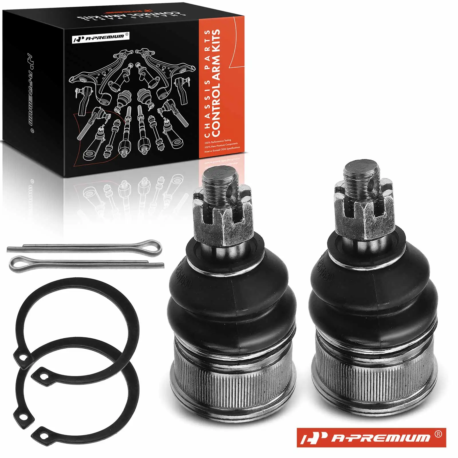 A-Premium 2x Front Lower Ball Joint for Honda Element 2003-2011