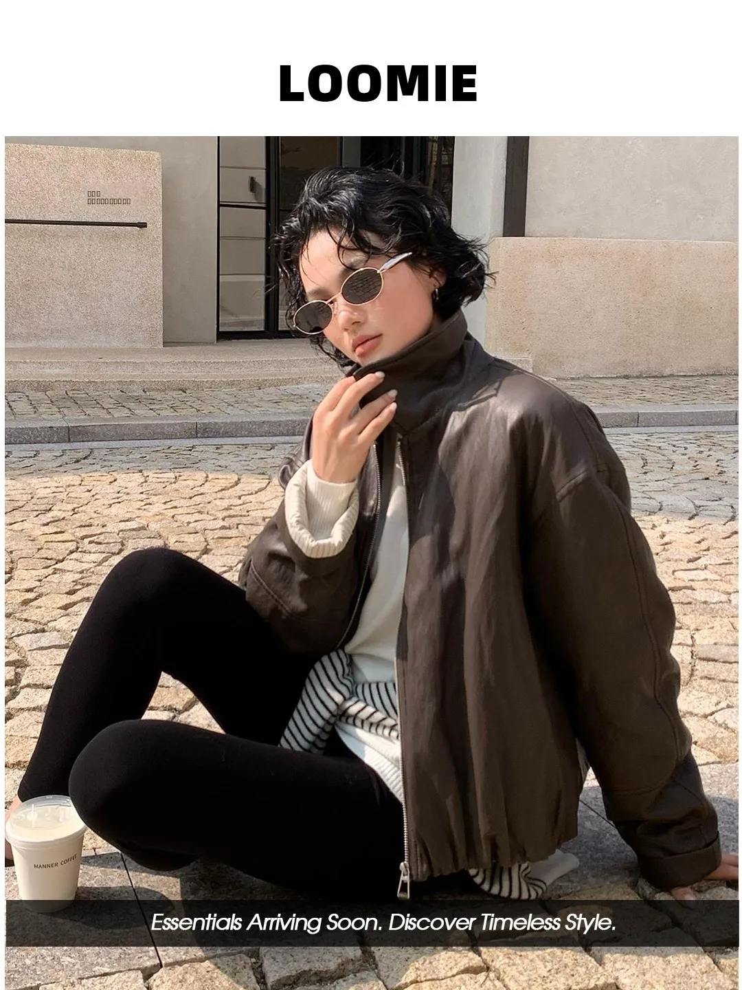 

Loomie Winter New ort Padded Jaet Женское легкое пуховое пальто в стиле ретро с высокой подсветкой из кожи, повседневная свободная посадка