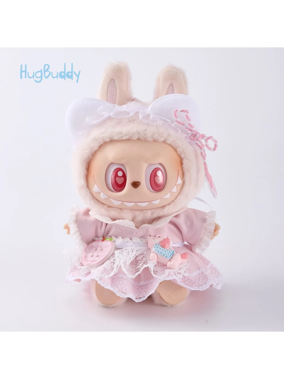 

100% подлинный POP MART Labubu 1-й, 2-й, 3-й поколение, виниловый комплект одежды для куклы, оригинальный дизайн, модный наряд, коллекция юбок, подарок