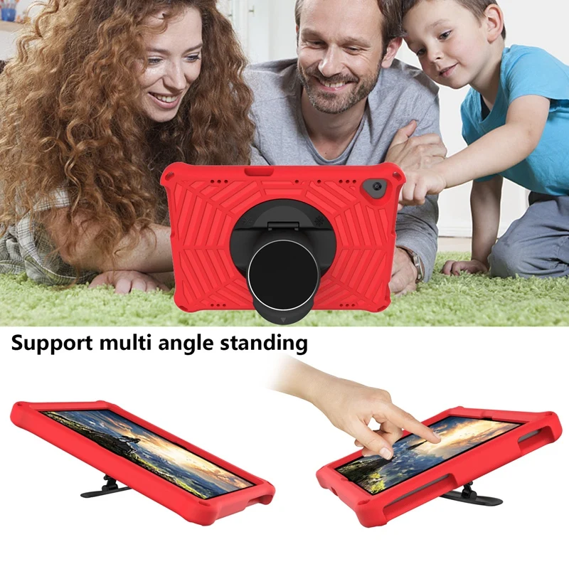 Étui pour tablette avec sangle initiée, étui de support à 10.1 ° pour Lenovo M10 FHD REL X505F/X605F/X705L/X605David, 360 pouces