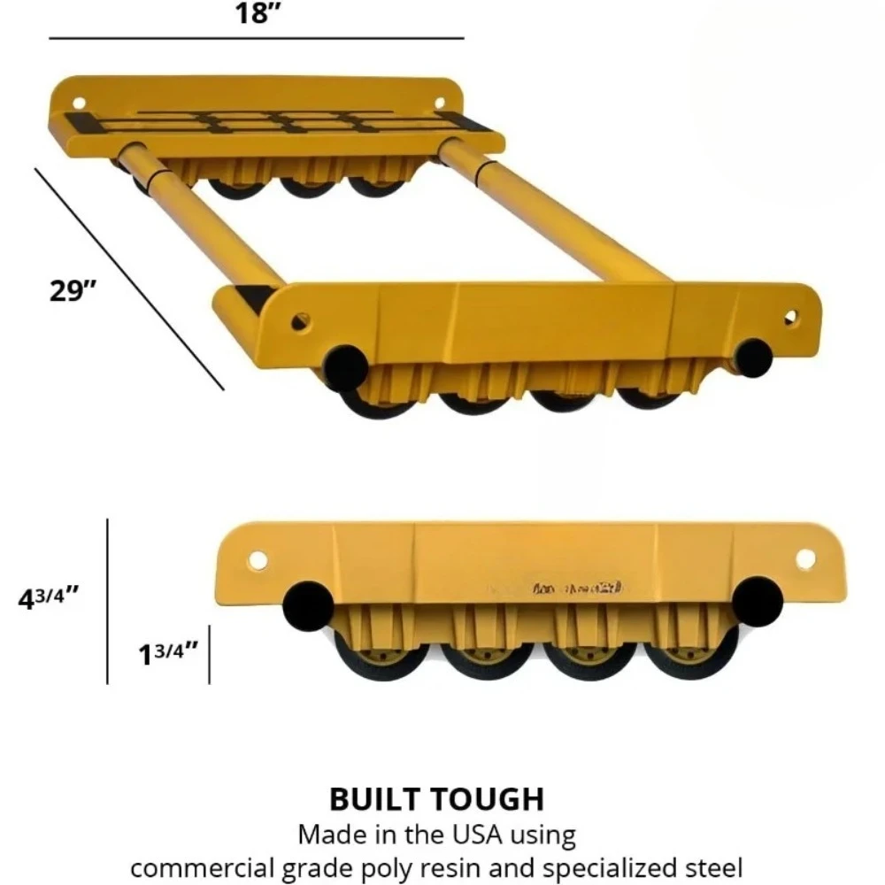 حار بيع! محرك متحرك أصفر لجميع التضاريس للأجهزة الثقيلة والأثاث والتعامل مع مواد البناء مع تصنيف تحميل 2000 رطل