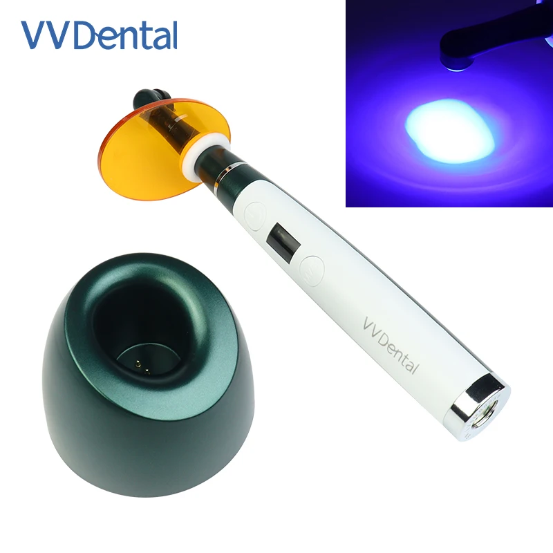 Dental Curing LED Light Multi Lens Wireless Resin Cure Healing Light Led Dental Photopolymerizer Laser Oral Lamp