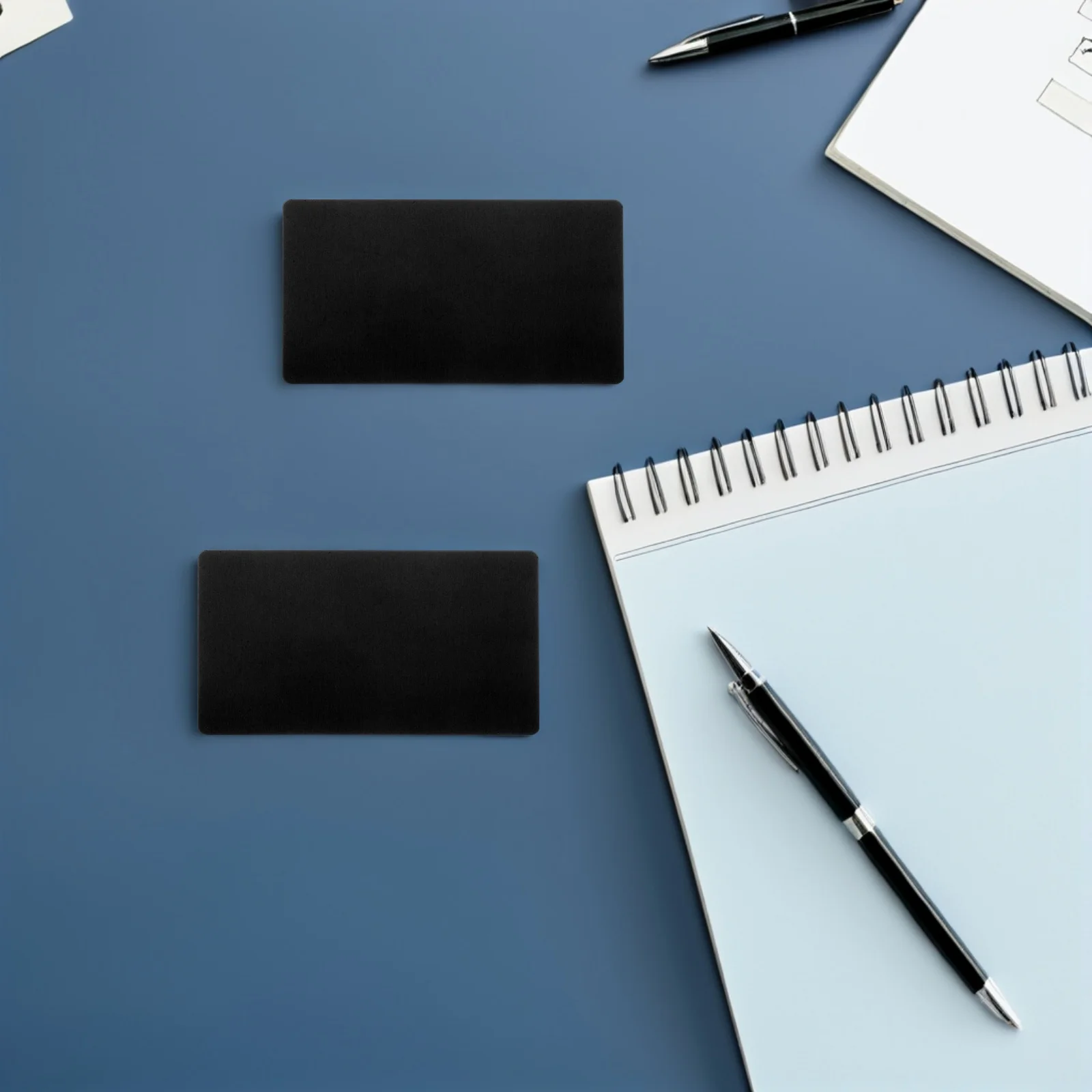 

200Pcs Aluminum Metal Business Card Blanks Laser Engraving Sheets Thin Lightweight Metal Cards Ideal for DIY Name Plates