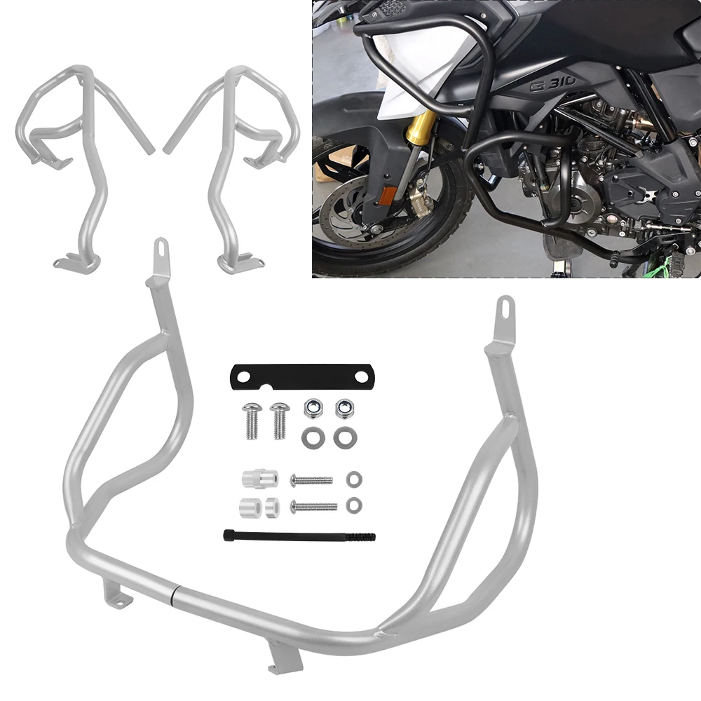 For BMW G310GS G310 GS G 310 GS 2022 2023 2024 Motorcycle Lower Engine Guard Crash Bars Bumper Stunt Cage Falling Protection