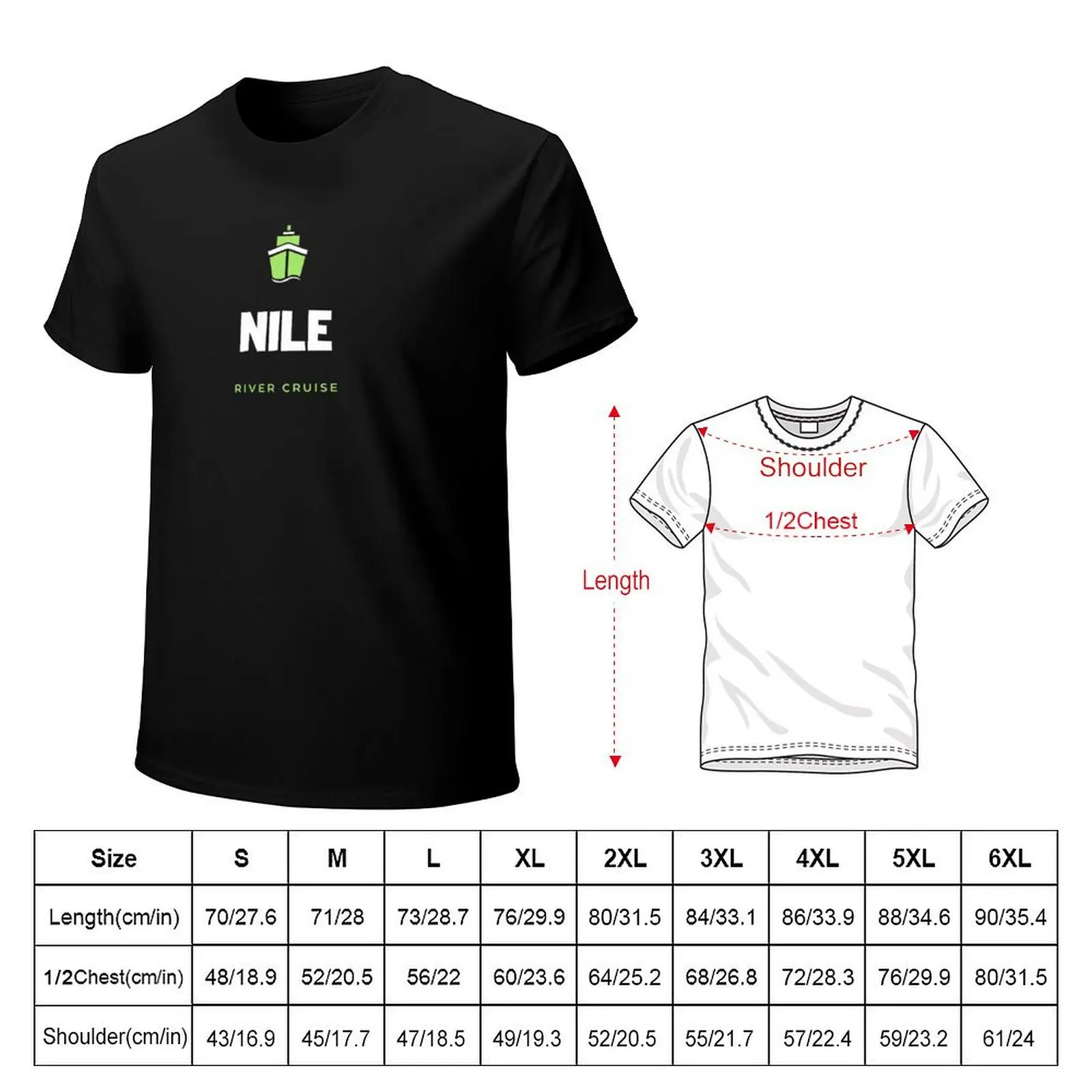 Nile River Cruise - Egypt T-Shirt Plus Size Non-Shrink T-Shirt