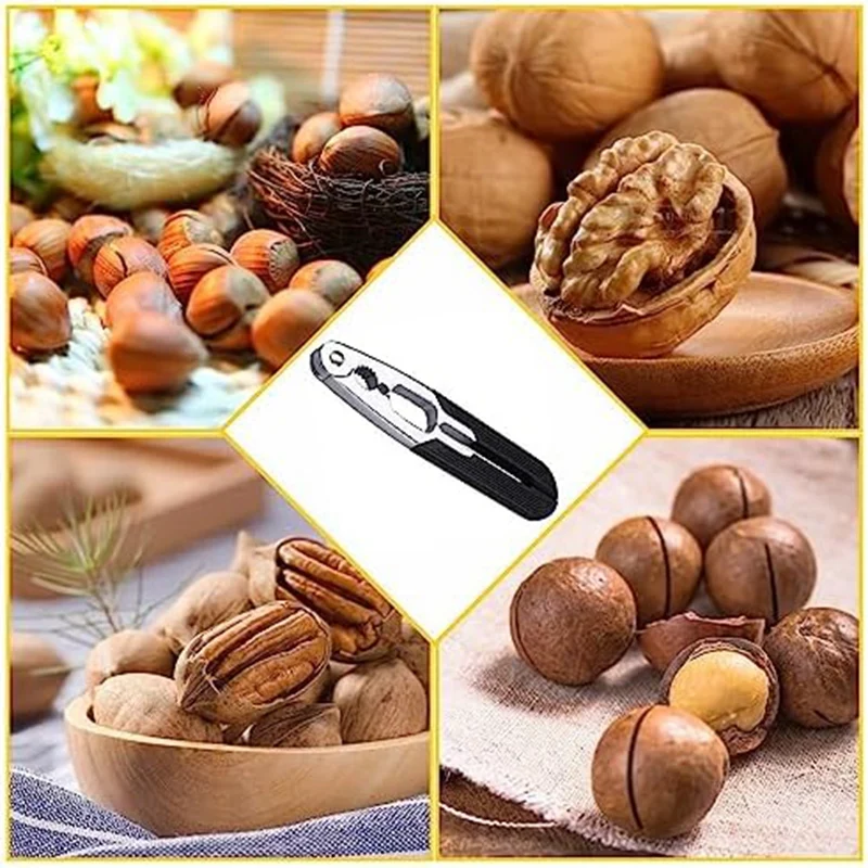 Nut Cracker Heavy Duty Nut Shell Opener Multipurpose Walnut Cracker Shell Opener For Walnut Hazelnut Almonds Pecan Seafood