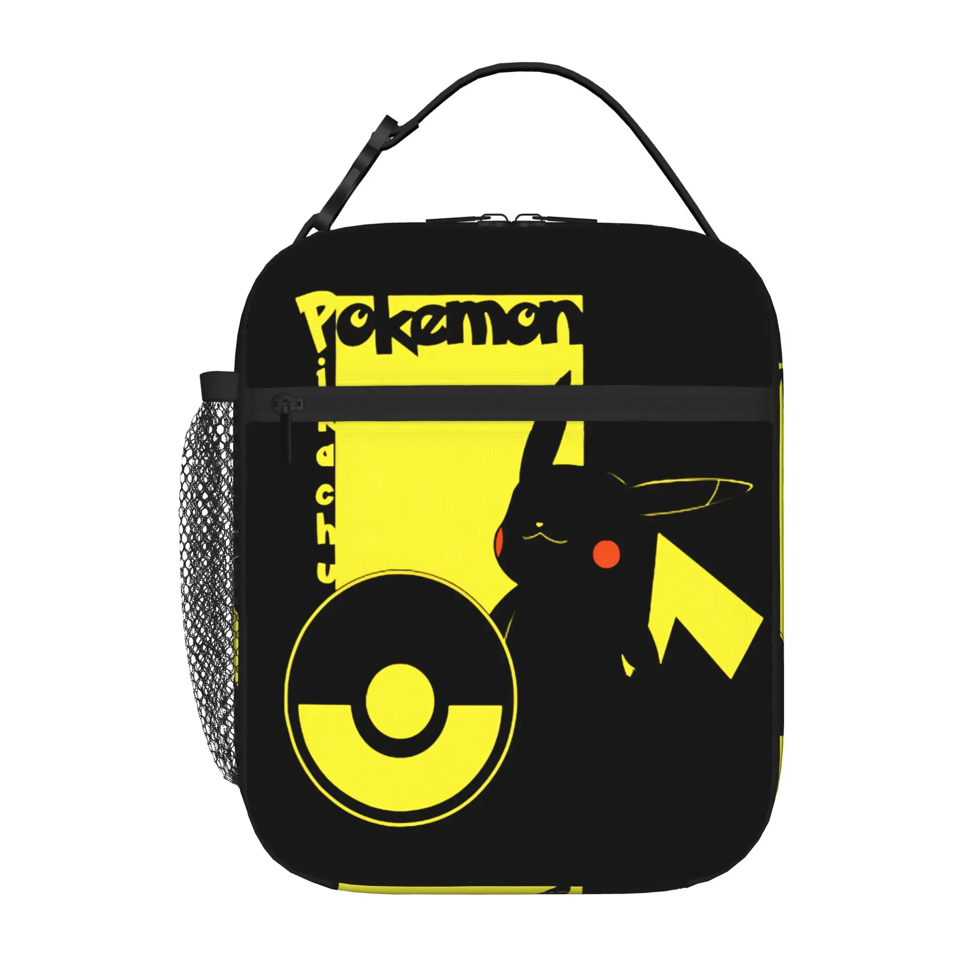 Pokemon Insulated Lunch Bag Insulation Bento Pack Rice Bag Pikachu bolsa Student Bento Lunch Handbag Insulation