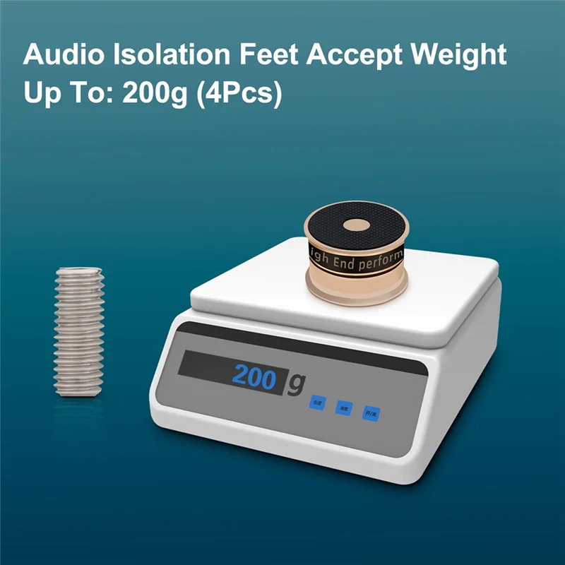 A41Z-Hifi Audio Speaker Stand Foot Pad Anti-Shock Absorber Spike Isolation Feet For Preamp Speaker Vinyl Record Player