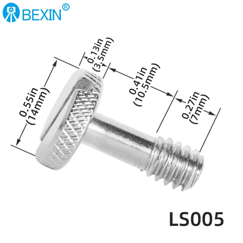 BEXIN camera screw set 1/4 inch  quick release plate screw dslr accessoriet tripod mount adapter for dslr camera tripod