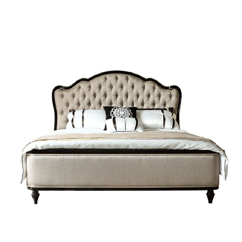 American double bed 1.8 meters modern simple light luxury wedding bed