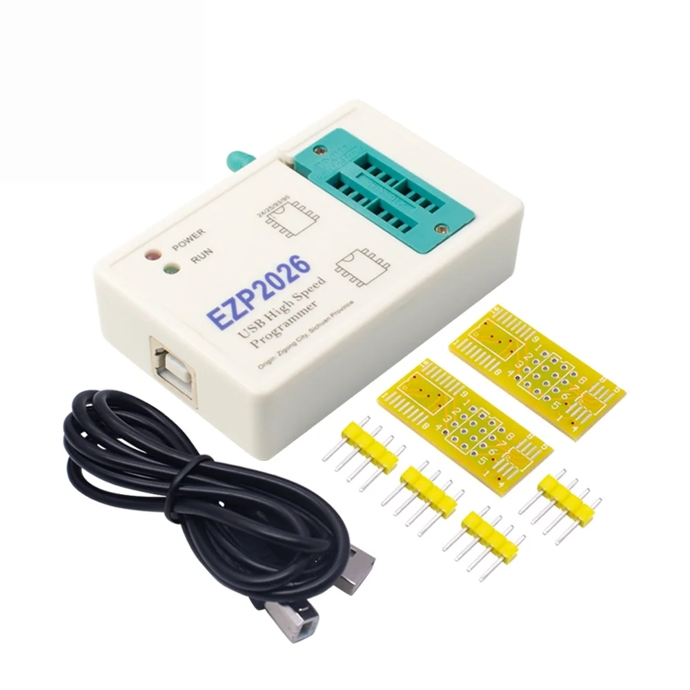Nuevo programador USB  alta velocidad EZP2026 24/25/93/95 EEPROM SPI FLASH Chip BIOS Burning
