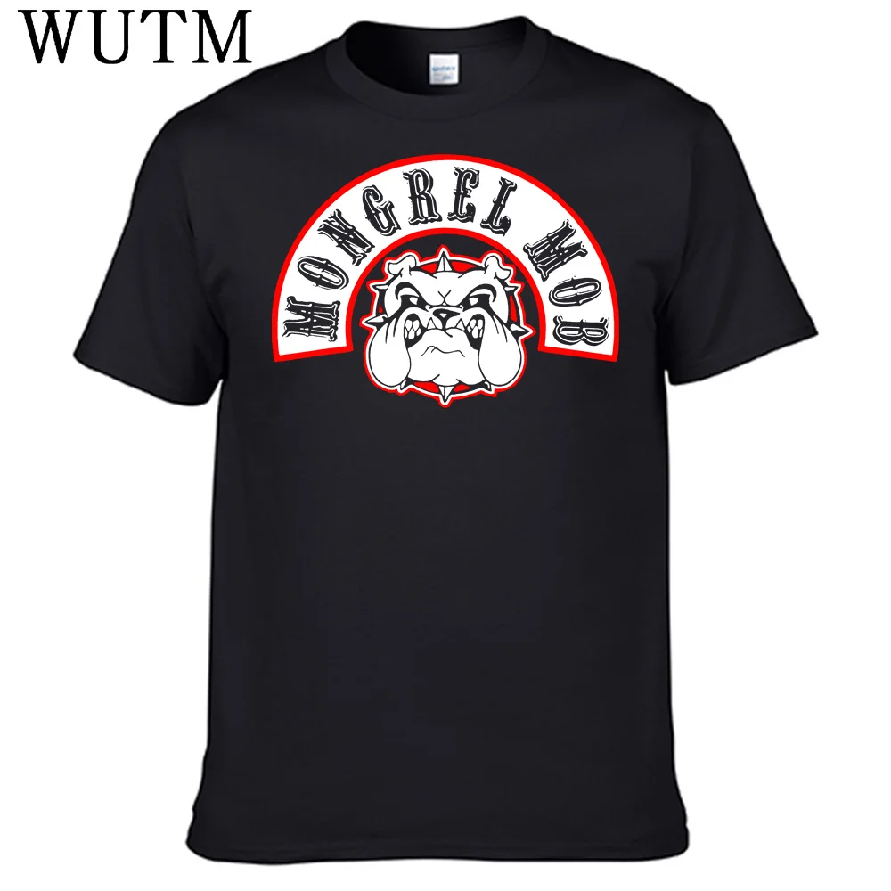 Mongrel Mobs T Shirt 100% Cotton Men Short Tee