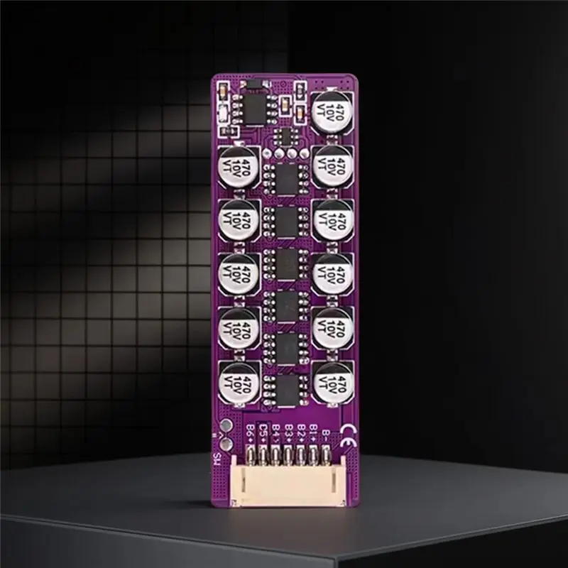 B76B 5S-6S Lithium Battery Active Equalizer Balancer Board 1.5A High Current Capacitive for Battery Pack