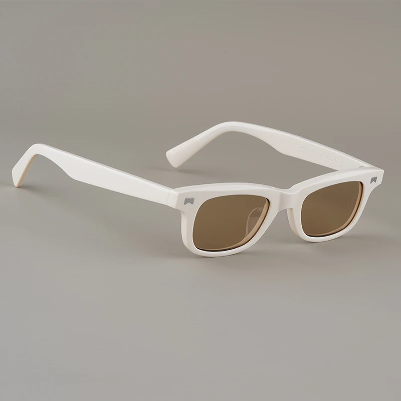 

American trendy brand Acetate Square Sunglasses For Men Women Eyeglasses Japanese Handmade Style Designer Driving Travel Glasses