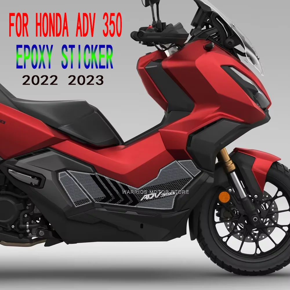 

For HONDA ADV 350 ADV350 2022 2023 Motorcycle Body Sticker Waterproof Decal Sticker 3D Epoxy Sticker Non-slip Decorate Decal