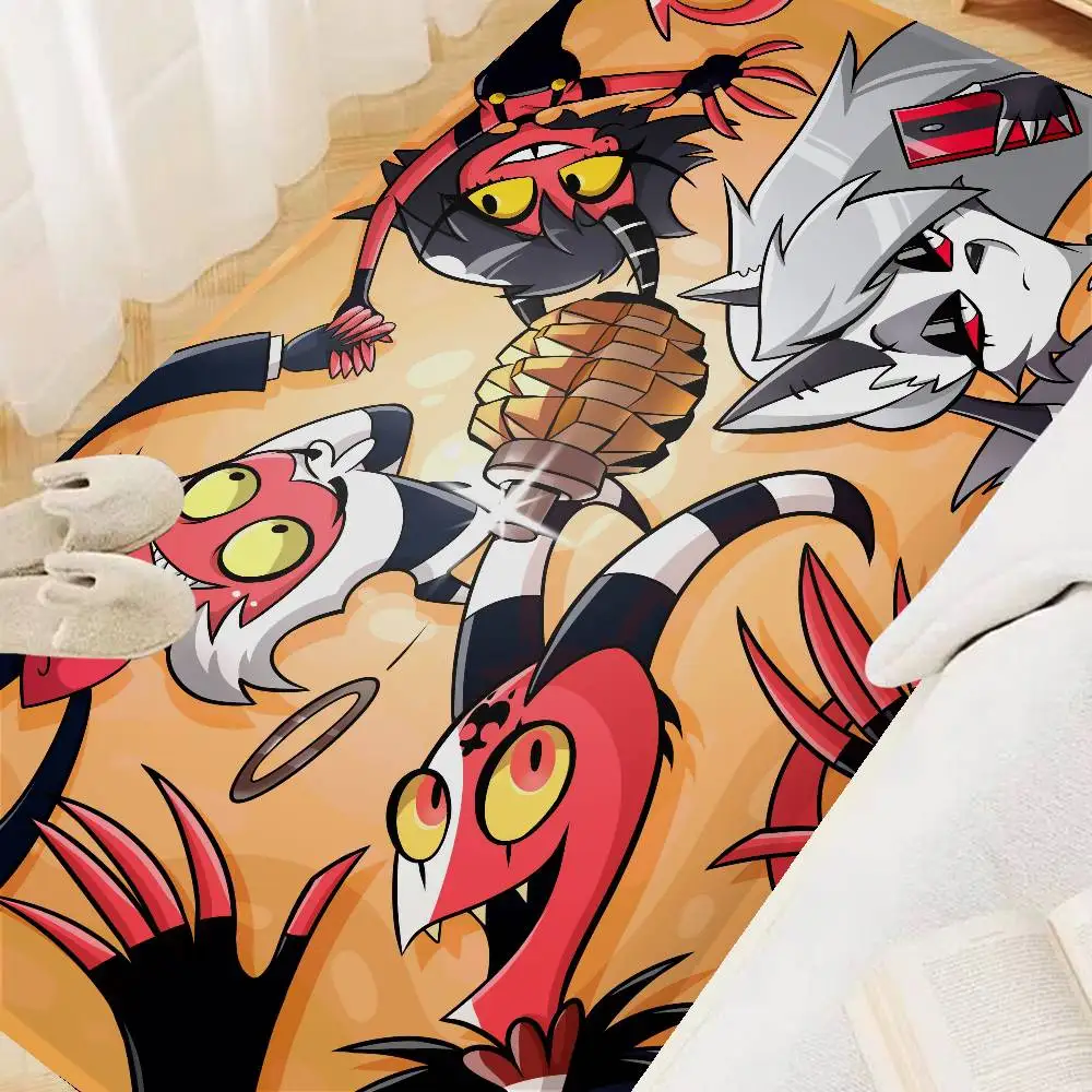 Cartoon H-Helluvas Boss Terror Door Mat Nordic Style Home Doormat Bathroom-Toilet Mats Bedroom Bedside Mats