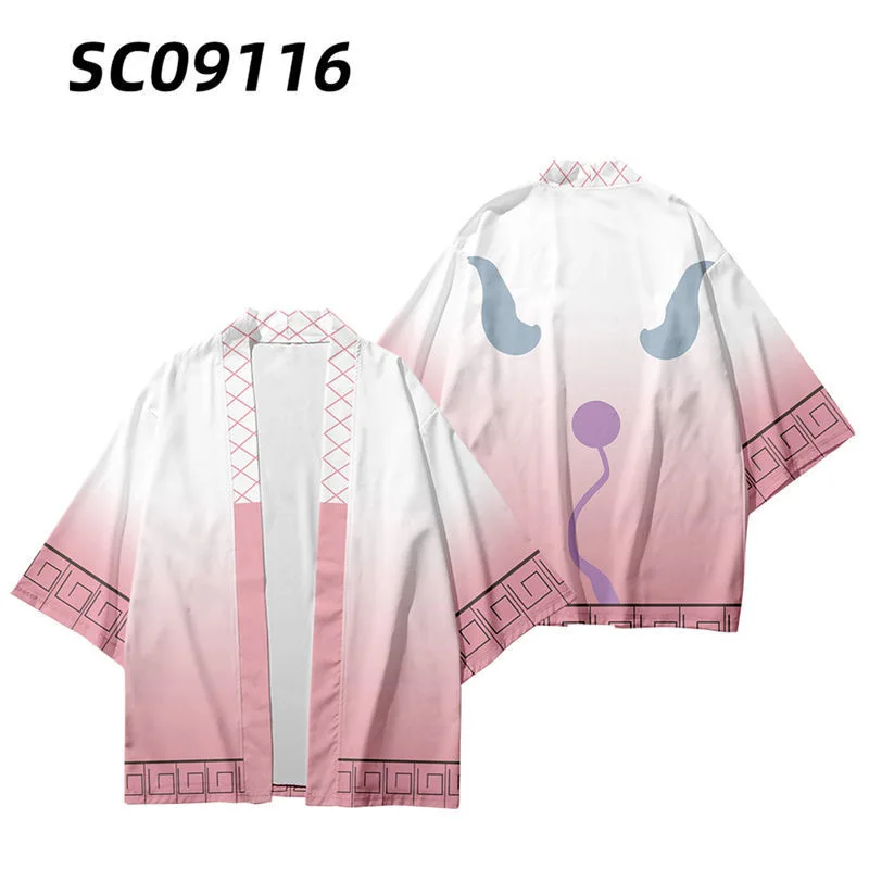 Summer Anime Miss Kobayashi's Dragon Maid Kanna Kamui Japanese Kimono Haori Yukata Women/Men Fashion Streetwear Cosplay Shirt