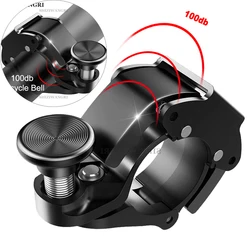 스테인레스 자전거 벨 링, MTB 사이클링 경적, 자전거 핸들 바, 선명한 사운드 경적, 자전거 안전 액세서리