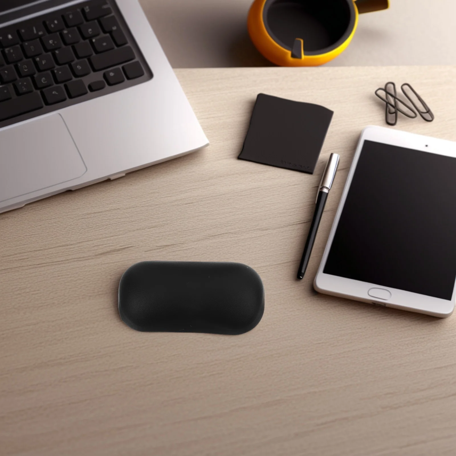 

Cute Mouse Pad Black Mat Comfortable Mousepad Pads Ergonomic Keyboard Wrist Desk Arm Rest