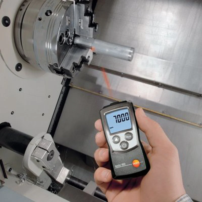 مقياس سرعة الدوران الرقمي RPM من Testo 460، مقياس سرعة الدوران البصري غير المتصل، جهاز قياس السرعة