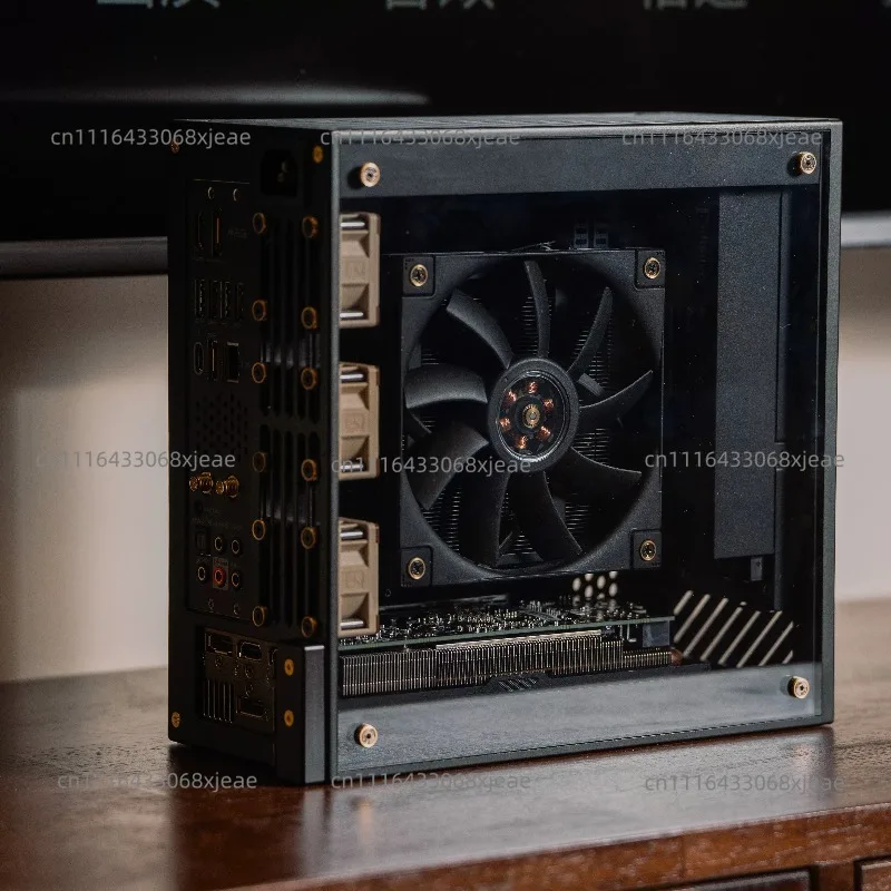 ITX Chassis Knife Card Chassis All Aluminum CNC 4060LP 5060LP 1U Power Side Panel