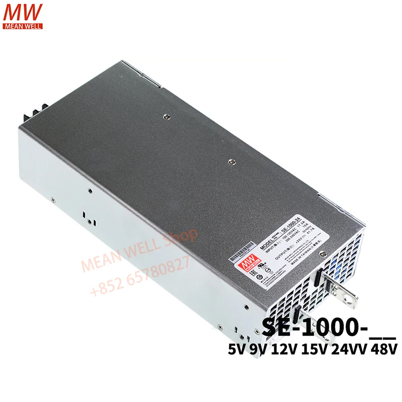 MEAN WELL 1000W Single Output Power Supply SE-1000-5 SE-1000-9 SE-1000-12 SE-1000-15 SE-1000-24 SE-1000-48