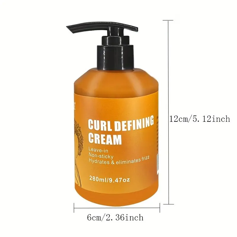 GZE Defining Curl Cream - Enhances Waves and Curls While Adding Definition | Conditions, Detangles, and Reduces Frizz | Paraben