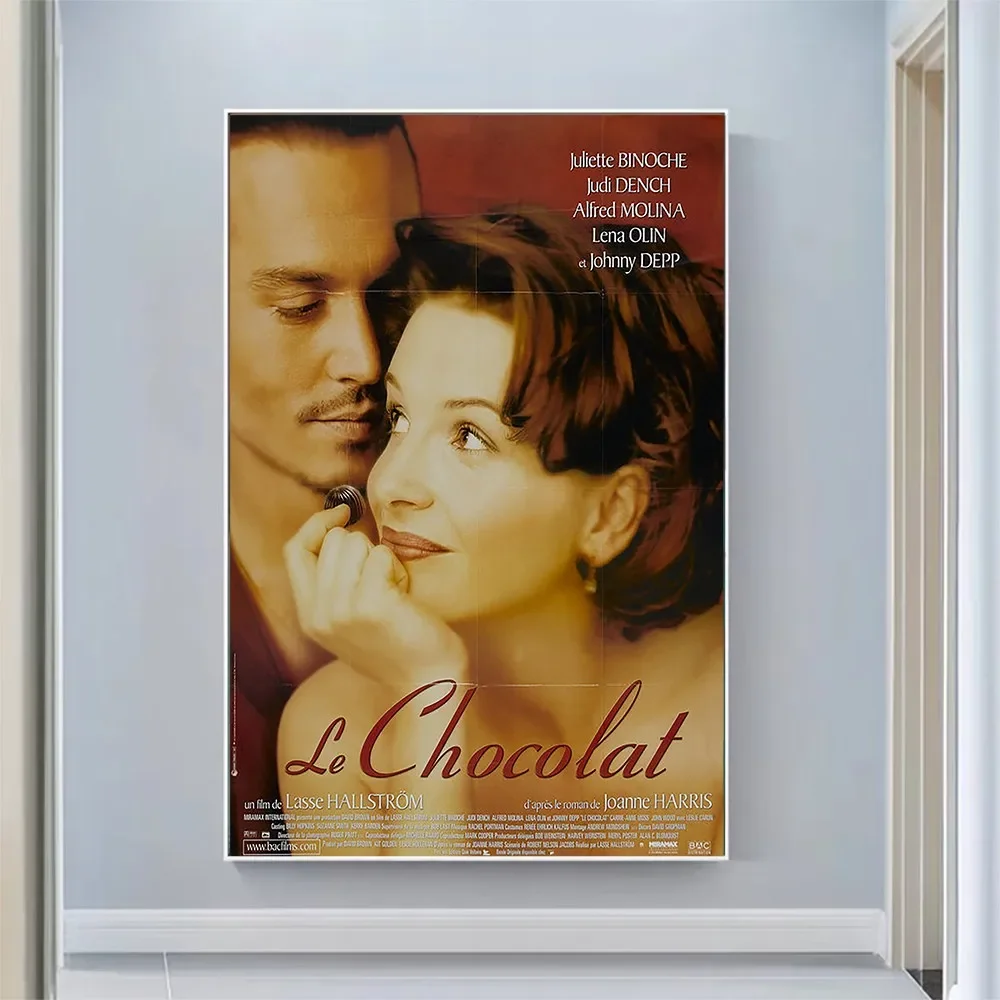 2590 Chocolat (3) Vintage Classic Movie Wall Silk Cloth HD Poster Art Home Decoration Gift