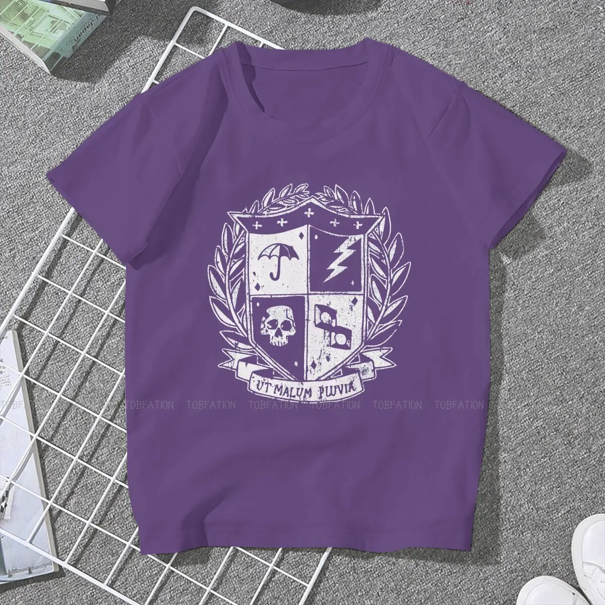 Crest  Newest TShirts The Umbrella Academy Reginald Hargreeves Luther Female Harajuku Pure Cotton Streetwear T Shirt