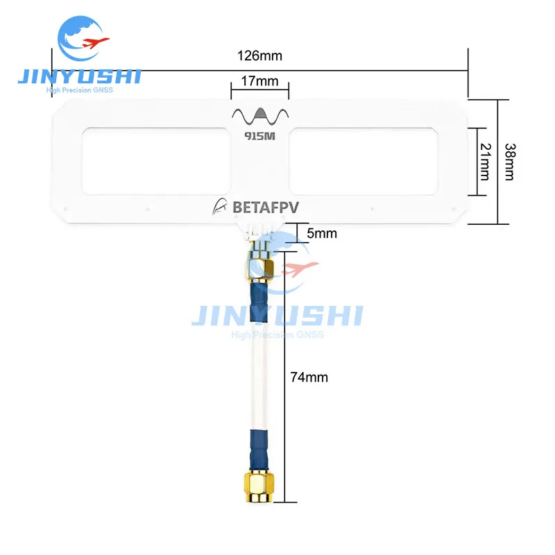 2Pcs 2.4Ghz 915Mhz BETAFPV Moxon FPV Antenna Long Distance 915M 2.4G UAV Antenna SMA Male For Drone Handle