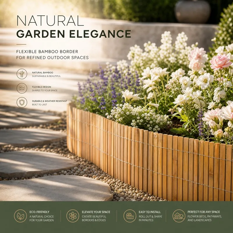 Clôture en bambou 1000 x 50 cm, rouleau de clôture en bambou naturel pour l'intimité du jardin, écran extérieur pour patio et balcon, rouleau de clôture décorative