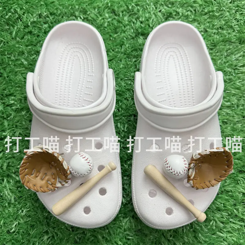 

Baseball Series Interesting Footwear Decoration DIY Lovely Shoe Accessories Ins Popular Clogs Jeans Cool Kids Boys Girls Gifts