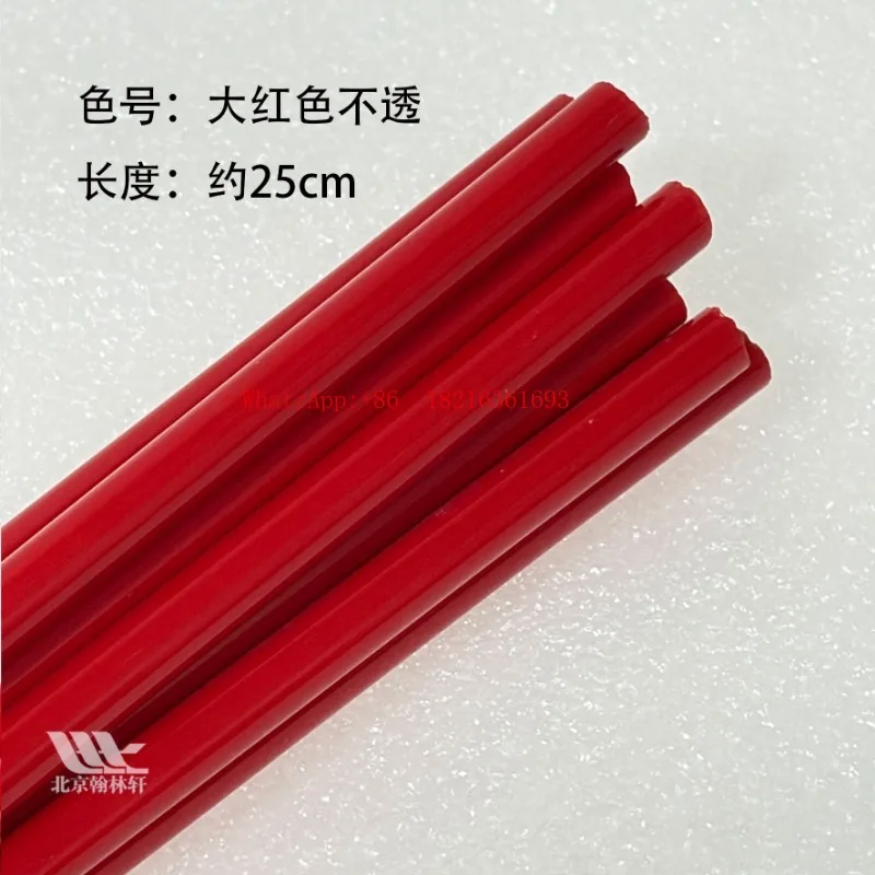 Limited Offer Big Red Impervious Porcelain Red Oil Painting Stick Red Light Worker Glass Rod