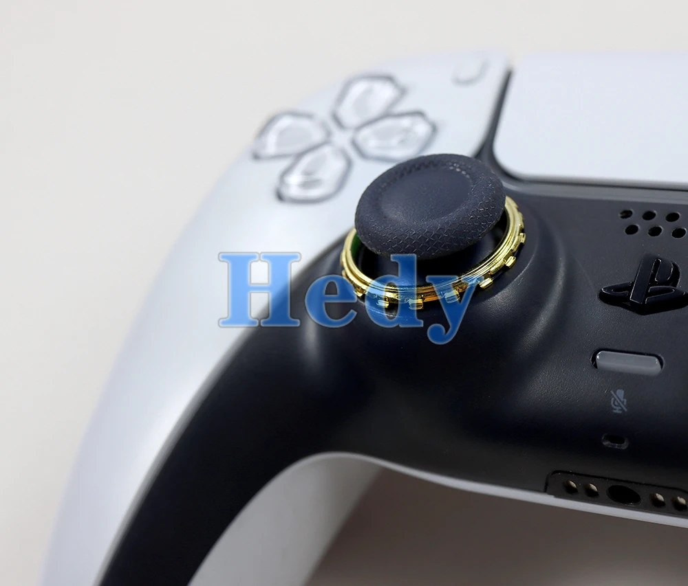 크롬 도금 교체 악센트 링, PS5 핸들 컨트롤러, 로커 링 액세서리, 2 개