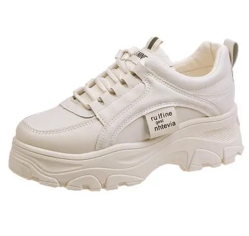 

Women's thick sole spring and autumn height-increasing daddy shoes trend ins trend casual sports small white shoes