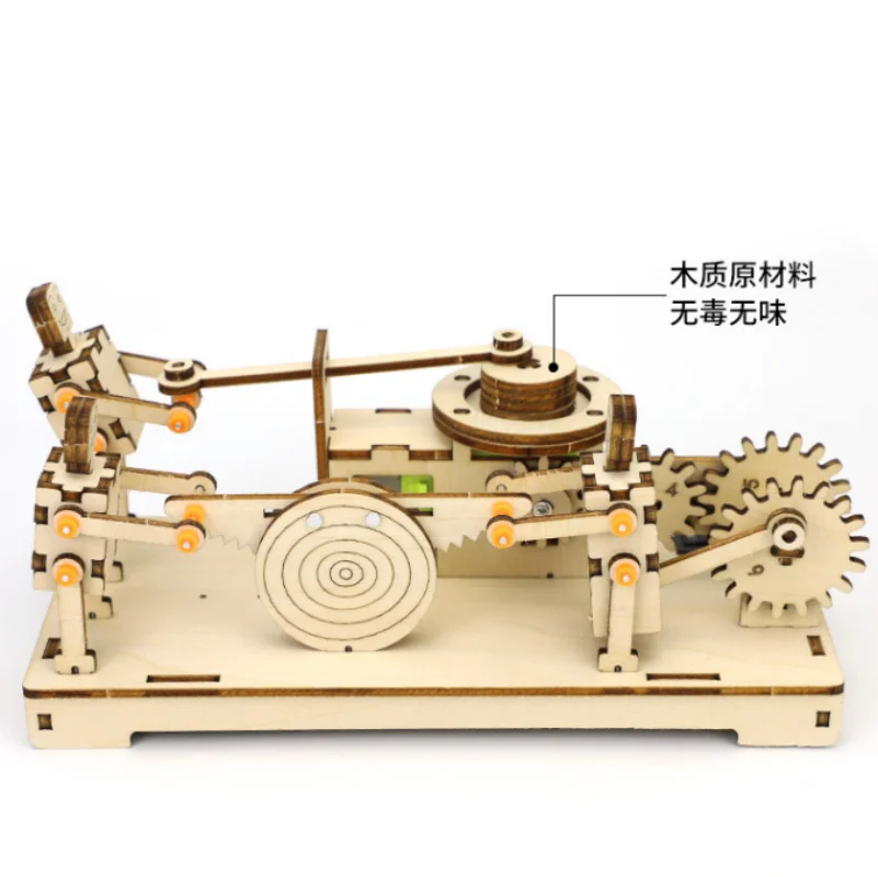 لتقوم بها بنفسك مجموعة مواد تجربة العلوم الملونة طحن كهربائي لشخصيات خشبية منشار ألعاب أطفال G349 #2