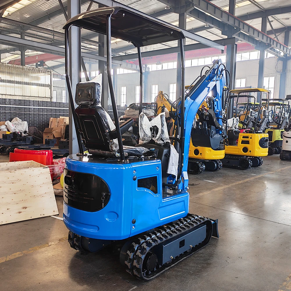 Afbeelding 5: 1 ton mini-graafmachine compacte hydraulische rupsgraafmachine CE-goedgekeurd kleine graafmachine op maat gemaakt