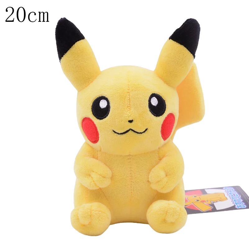 新しいさまざまなスタイルポケモンぬいぐるみピカチュウぬいぐるみ