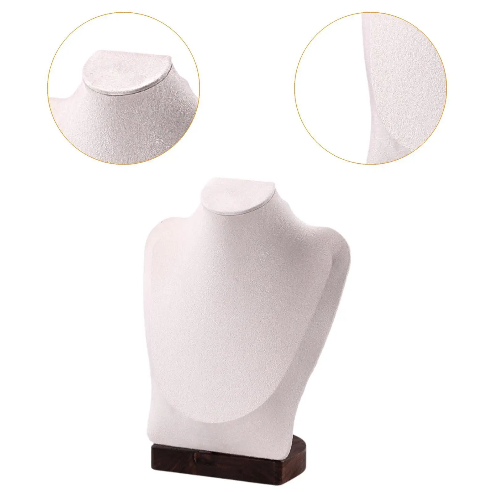 قلادة عرض سلسلة تمثال نصفي حامل حامل قلادة منظم عرض مجوهرات أنيقة عرض موقف لعرض الطاولة #5