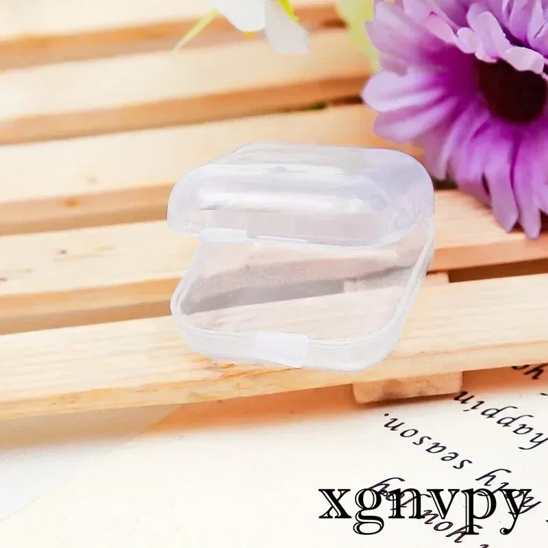 xgnvpy CrossBorder Micro Transparent Plastic Small Box Jewelry Organizer Mini Fish Hook Earplugs Storage Box