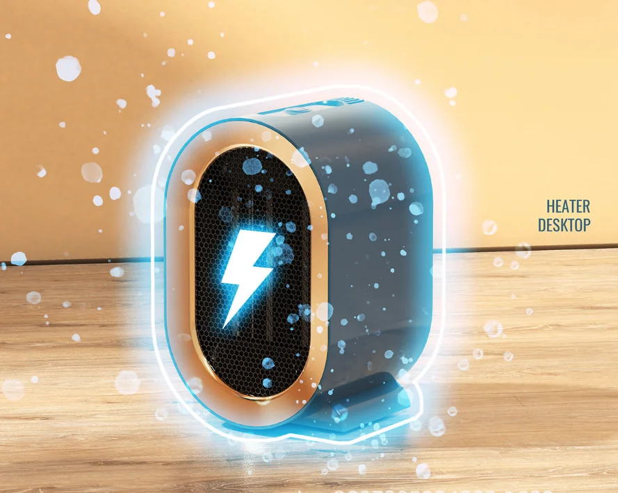 Heat up in one second! Maist's new mini desktop portable heater can be used in small apartments/offices