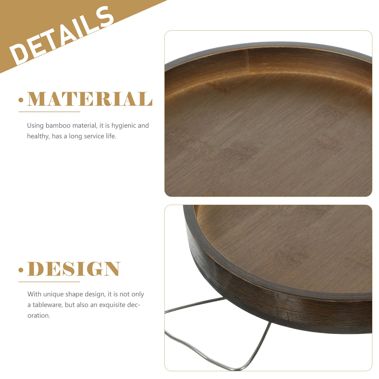 

Bamboo Sofa Arm Tray Table 33x22cm Multi function Clip on Couch Armrest Coaster Desk Storage Pan Practical Home Use