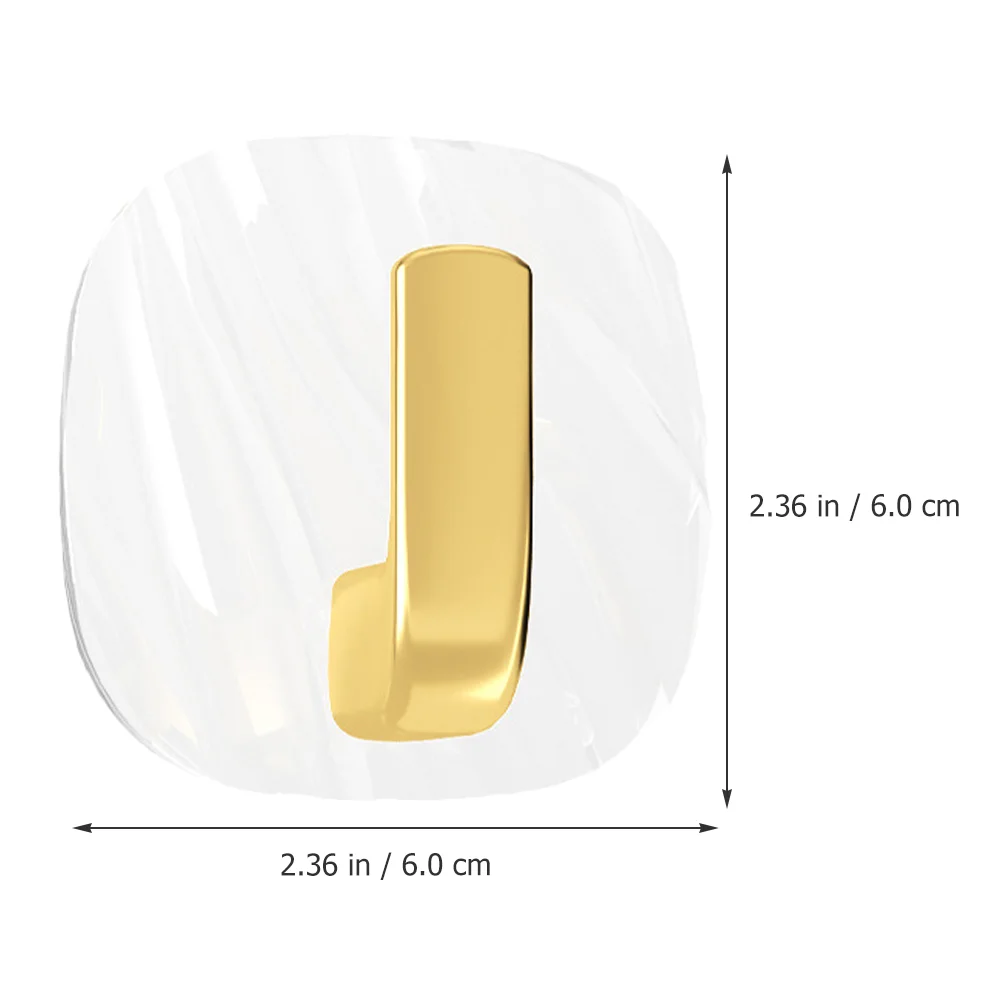 4-częściowy haczyk Bezszwowe haczyki łazienkowe bez dziurkacza Uniwersalne haczyki łazienkowe bez śladu Przyklejony 6x6 cm Ściana do wieszania dziecka