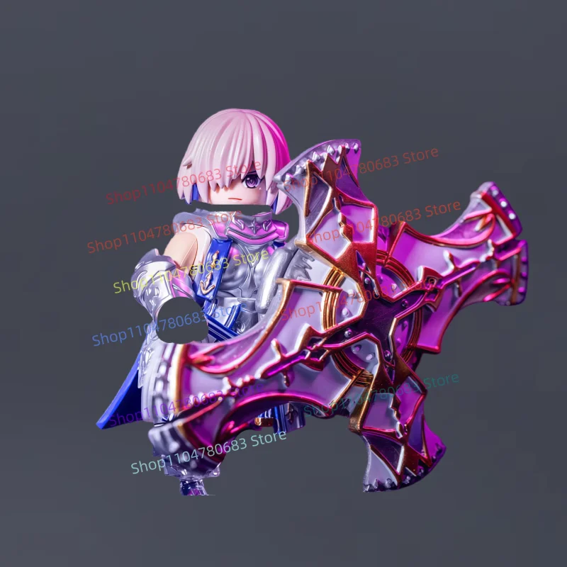 

MOC Building Blocks Holy Shield Knight Assembly Model Display Figure Anime Cartoon Toy Decoration Holiday Gift Hobby Collectible