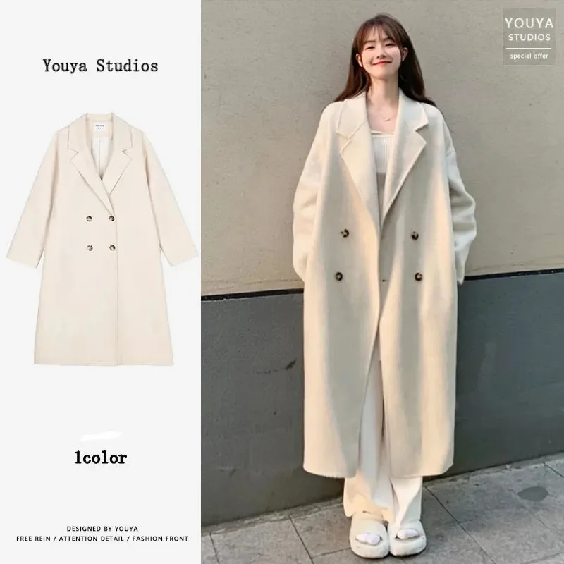 

High end woolen coat for women in autumn and winter 2023, new woolen coat, short and popular, Hepburn style Korean style